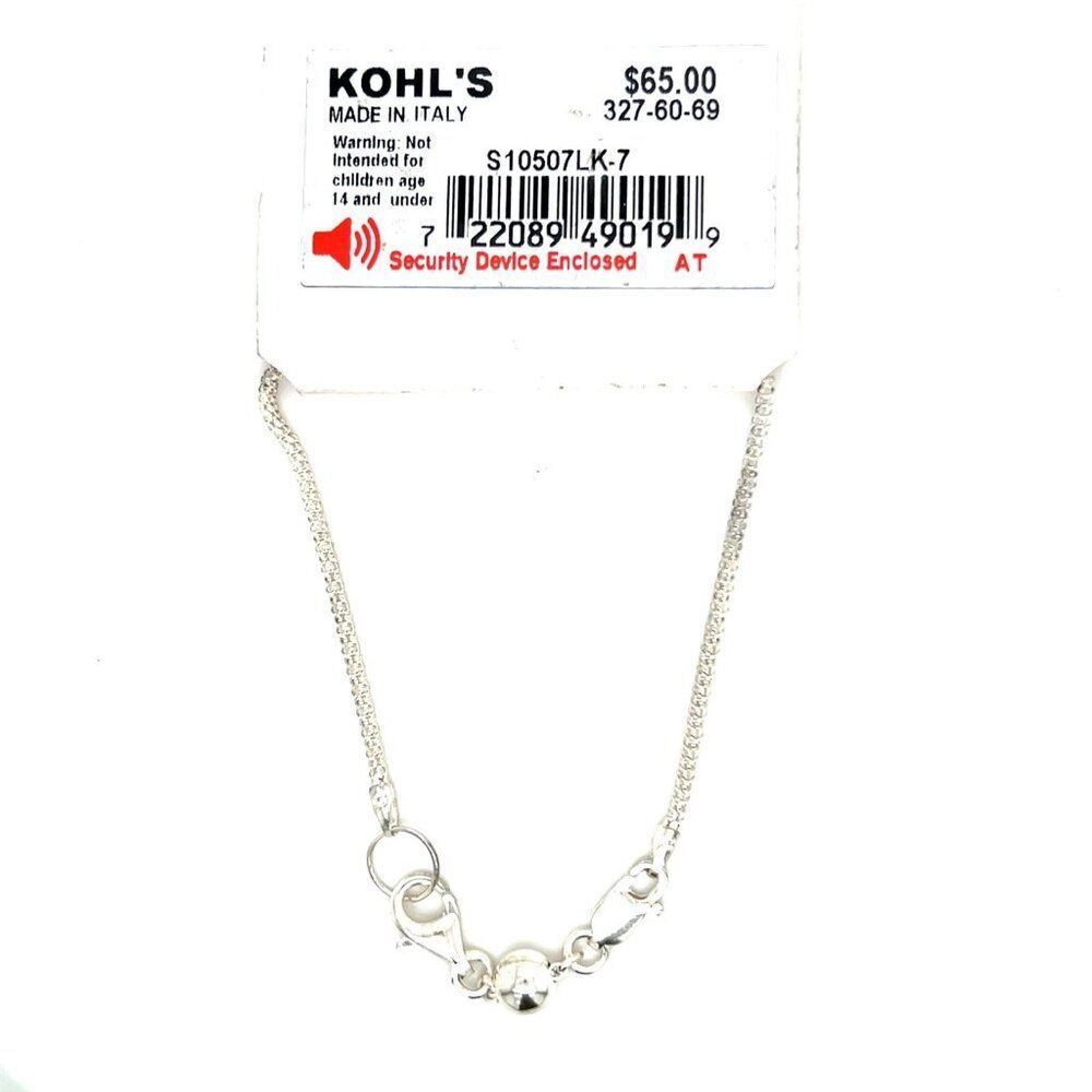 NWT Silver‎ 925 Individuality Bead Bracelet